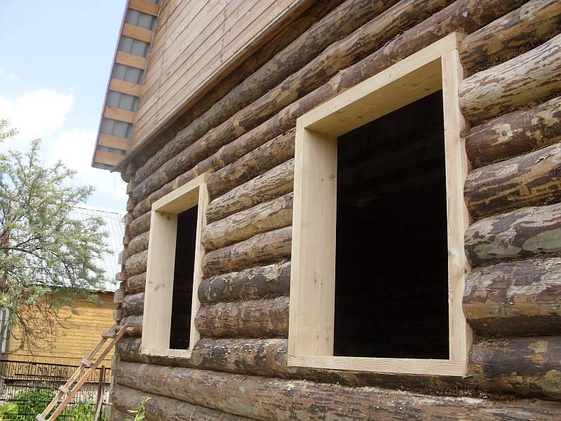 Монтаж и установка окон в деревянном доме