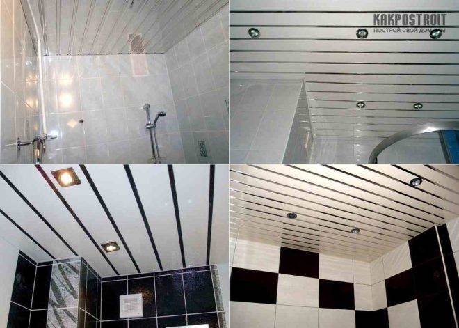 Как выполнить монтаж реечных потолков в ванной своими руками: фото и видео