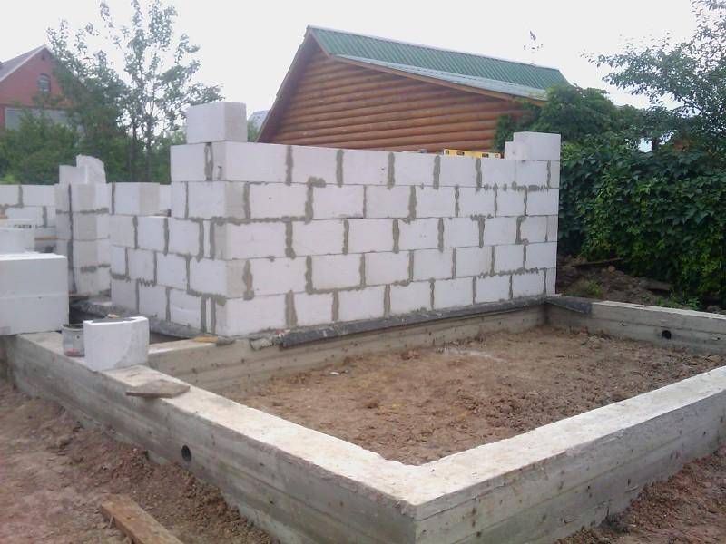 Свайный фундамент под дом из пеноблоков: строим сами