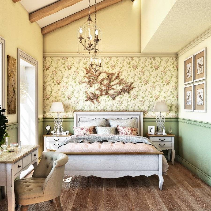 Спальня в стиле прованс: особенности стиля, фото дизайна, новинки, тренды 2020 года
