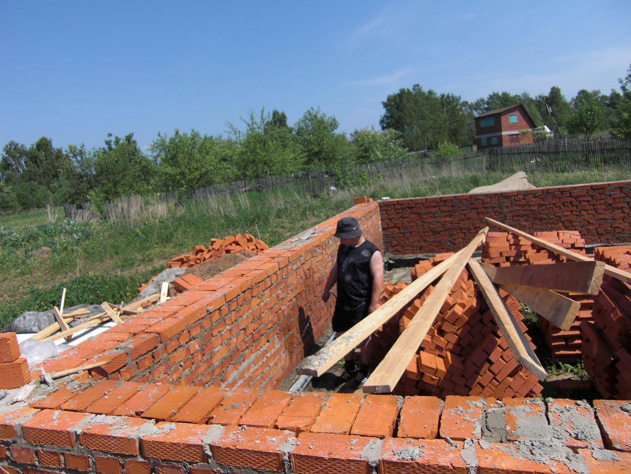 Строительство кирпичного дома своими руками - ремонт и стройка