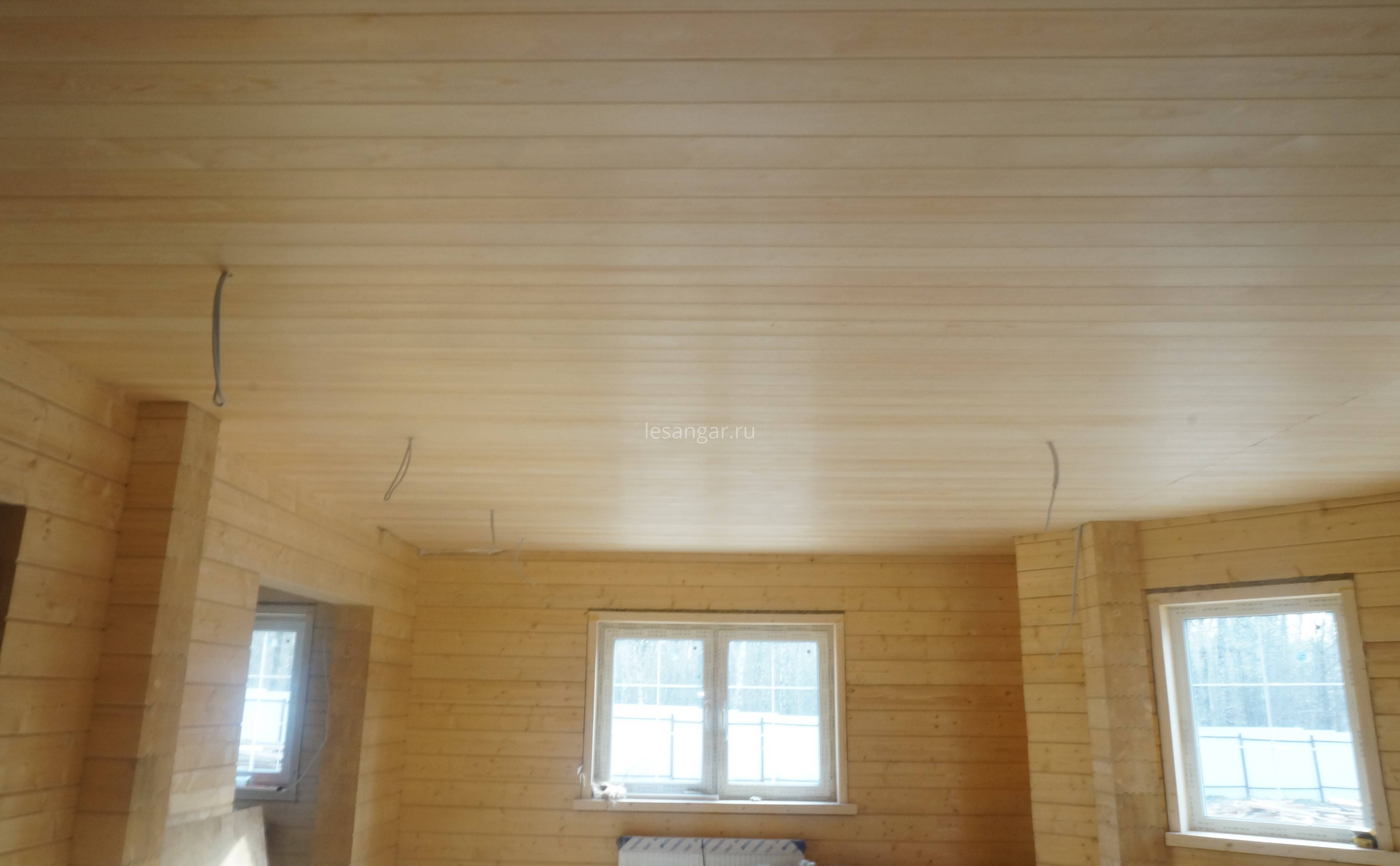 Вагонка на потолок своими руками: дизайн и монтаж