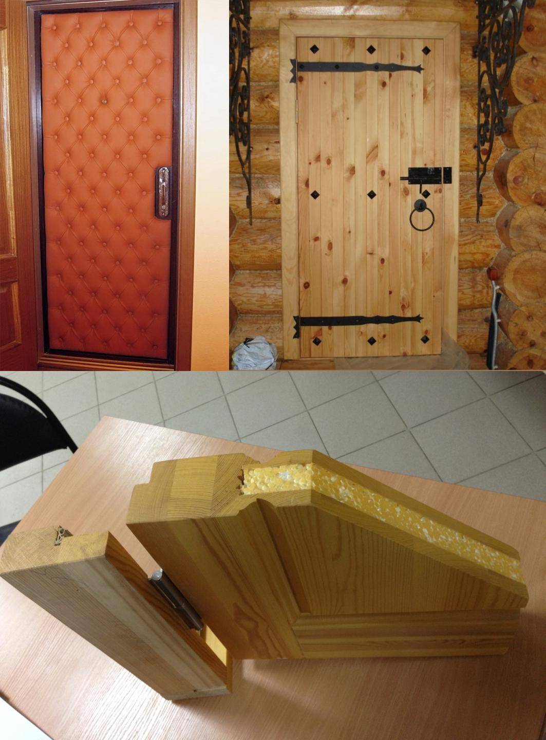 Как утеплить входную деревянную дверь своими руками- инструкция