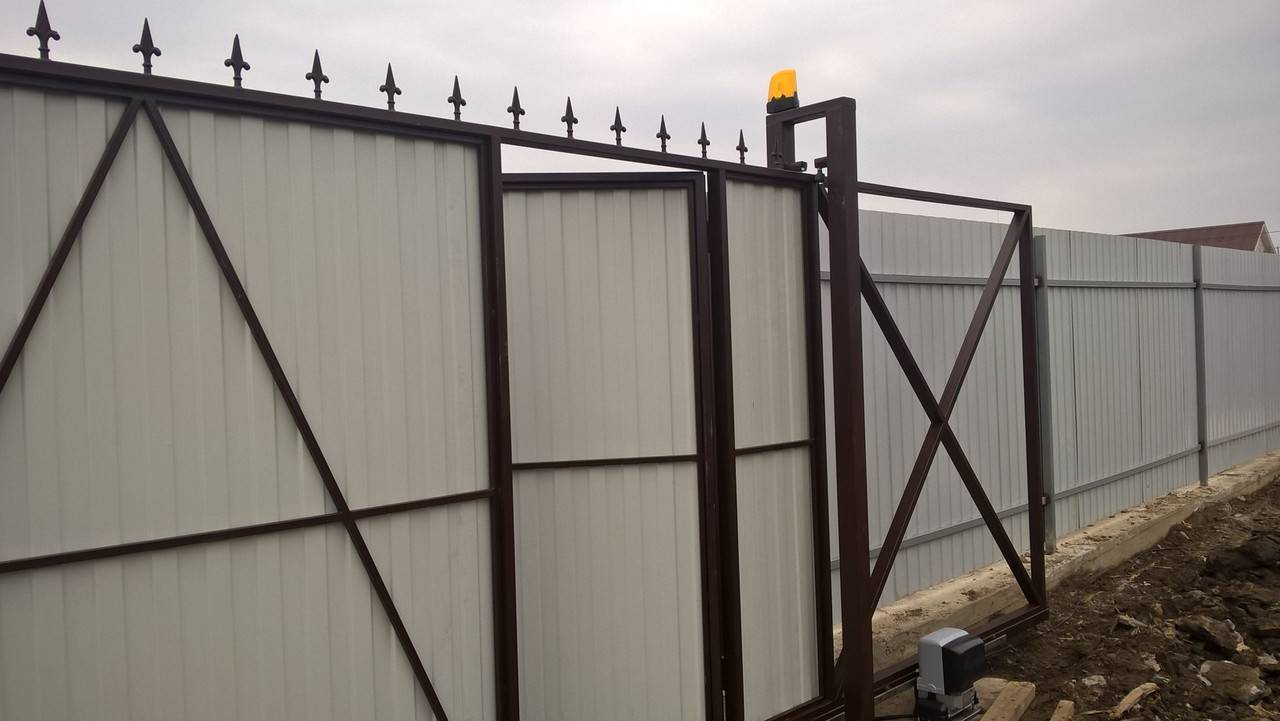 Откатные ворота на даче своими руками - поэтапный мастер-класс для начинающих, особенности конструкции ворот, выбор материалов изготовления