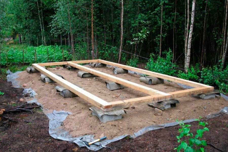 Дом без фундамента: как построить своими руками деревянный и каркасный тип