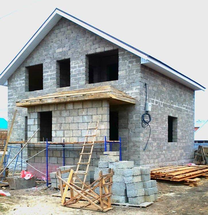 Дом из арболита своими руками - строительство домов из арболитовых блоков + фото