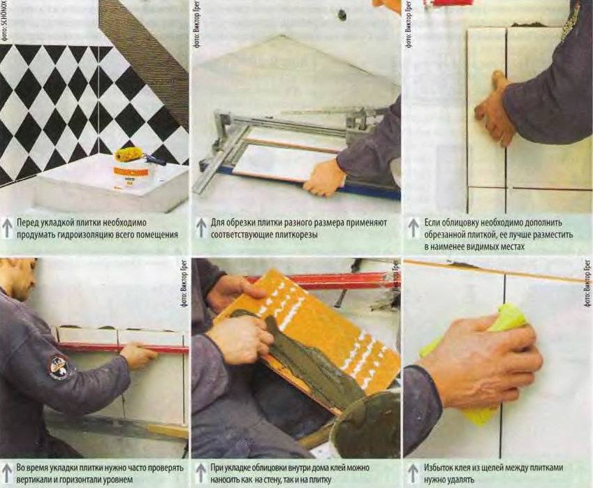 Плитка на пол на гипсокартон — выбор материала, этапы работ