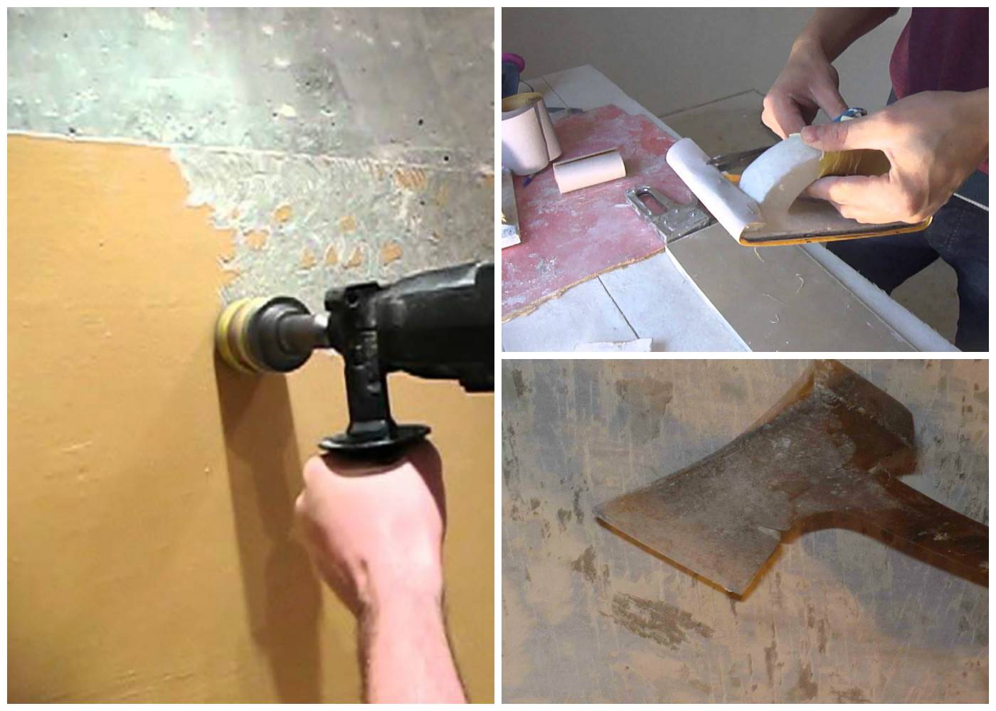 Как снять с краску с бетонной стены: как быстро удалить старую масляную краску с бетона механическим или химическим методом, что для этого нужно