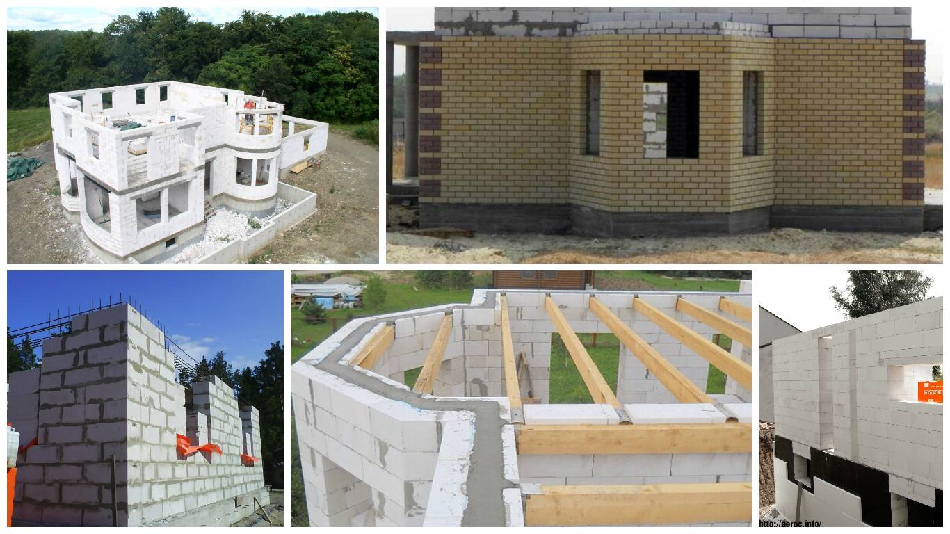Как построить дом из газобетона своими руками: особенности строительства
