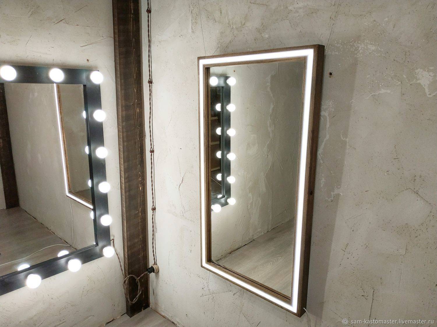Как изготовить необыкновенное зеркало с подсветкой: опыт читателя homius