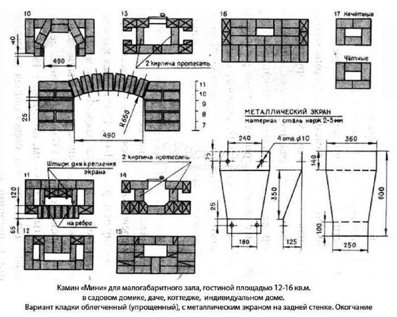 Мангал пианино из кирпича чертежи и фотографии