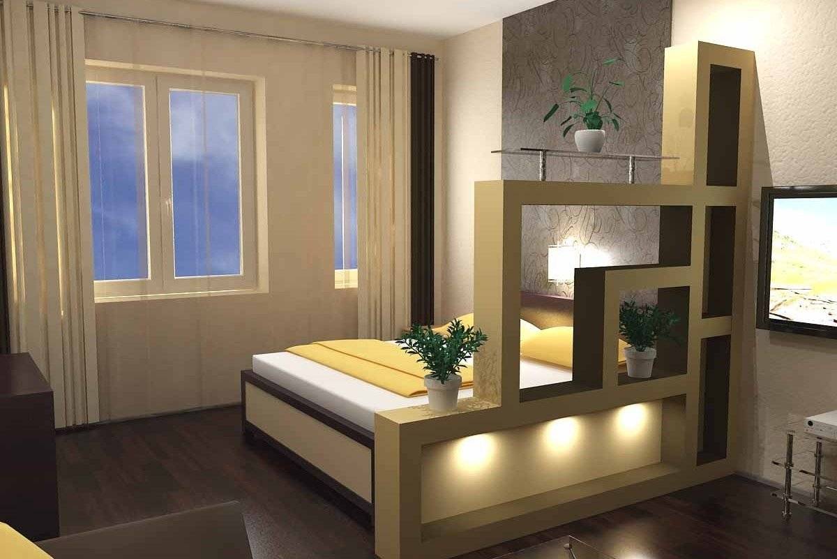Дизайн спален-студий: проекты, идеи размещения мебели и способы зонированияварианты планировки и дизайна