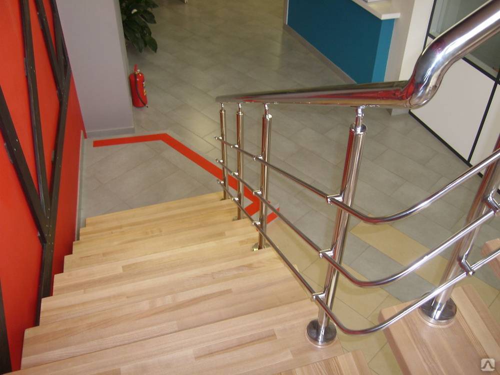 Перила для лестниц из нержавеющей стали - виды, способы установки + пошаговое руководство