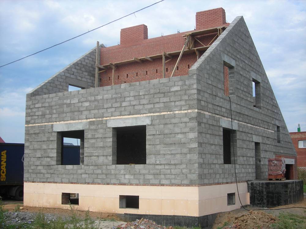 Как построить дом из керамзитобетонных блоков своими руками