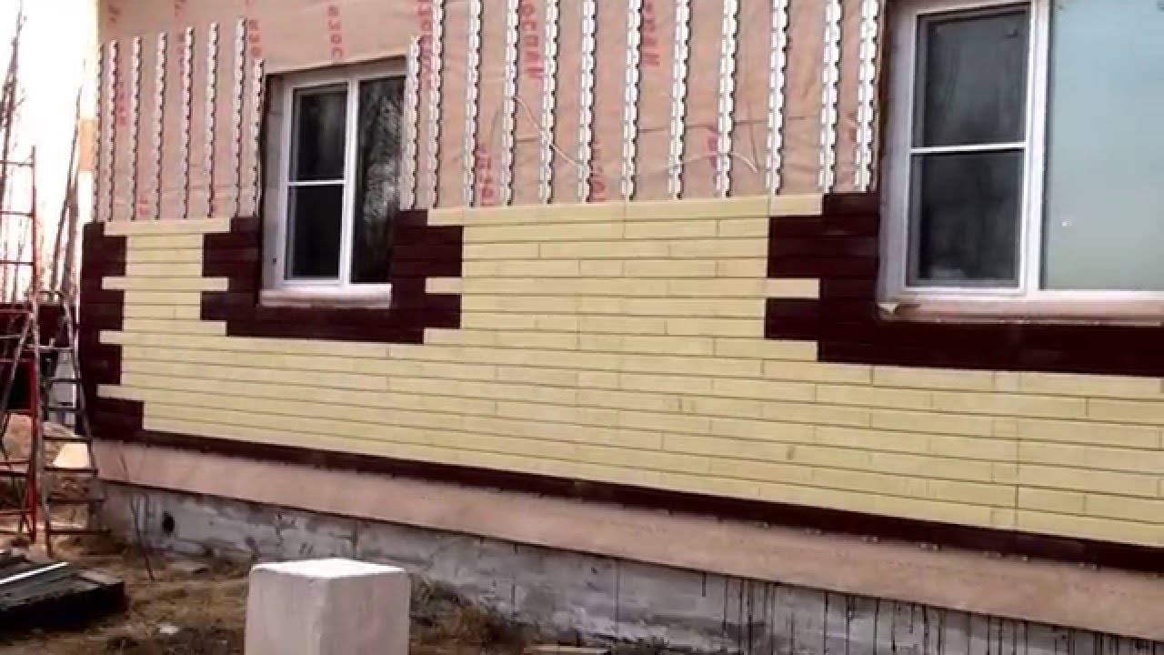 Чем отделать дом снаружи из пеноблоков: видео-инструкция по монтажу своими руками, фото