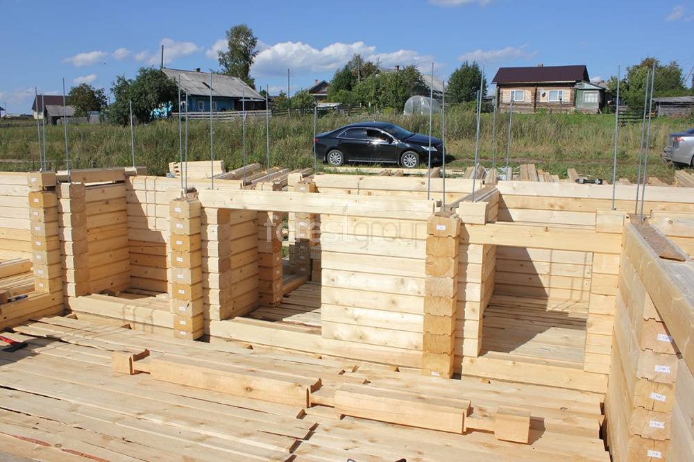 Строительство деревянных бань из бруса своими руками.
