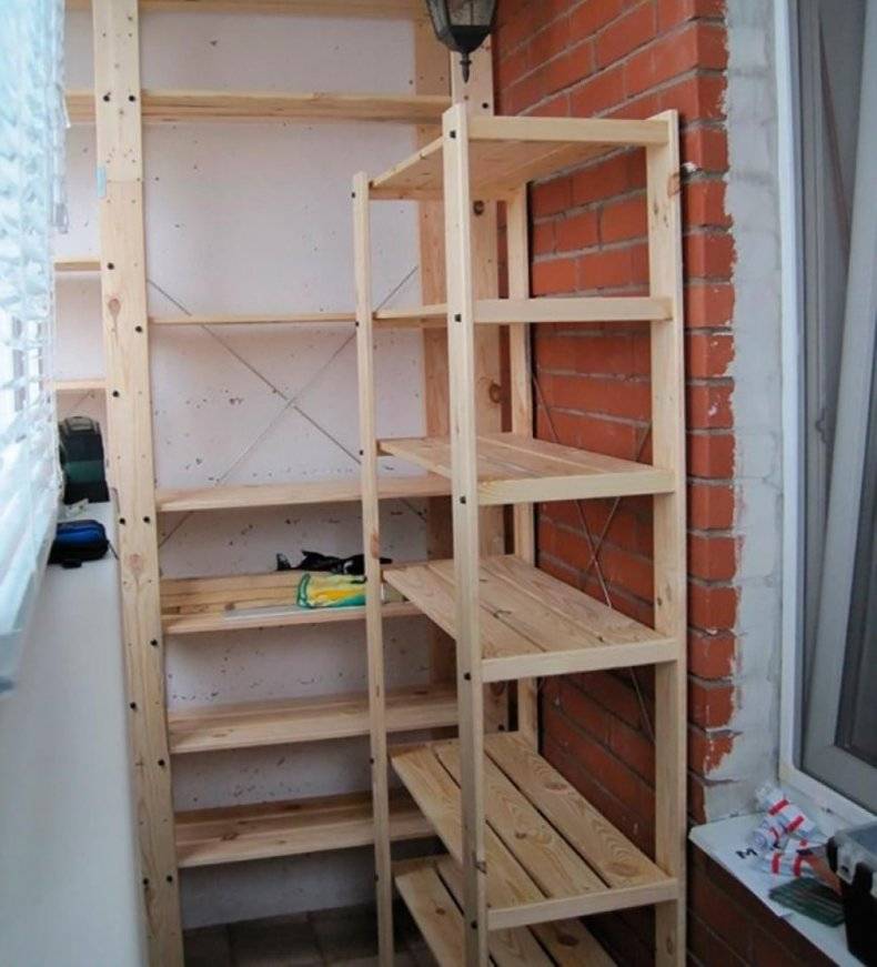 Полки на балконе — практичные идеи и подробная инструкция как установить и где лучше разместить полки (115 фото)