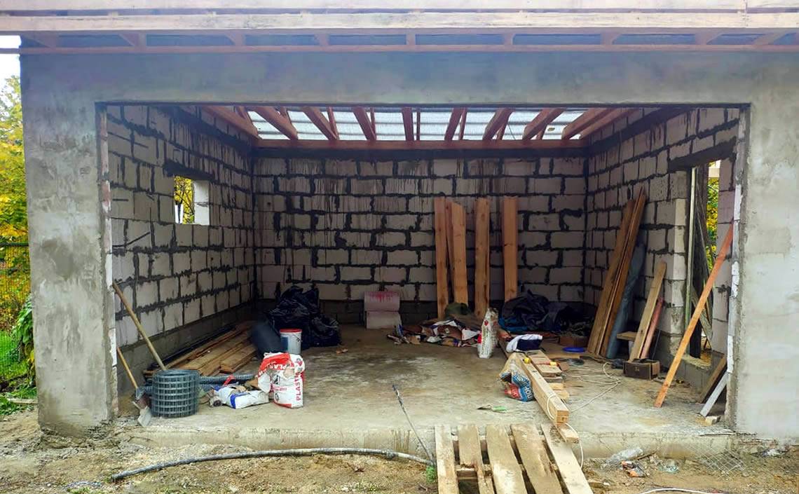 Сколько будет стоить построить гараж из пеноблоков — смета по всем материалам