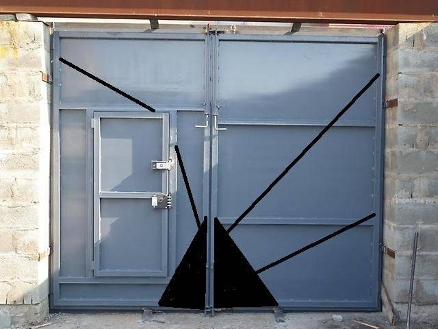 Ворота в гараж своими руками — подробное описание постройки различных видов гаражных ворот (120 фото)