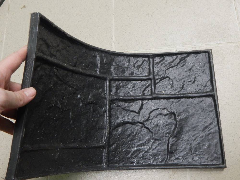 Технология создания печатного (штампованного) бетона:как сделать штампованную поверхность