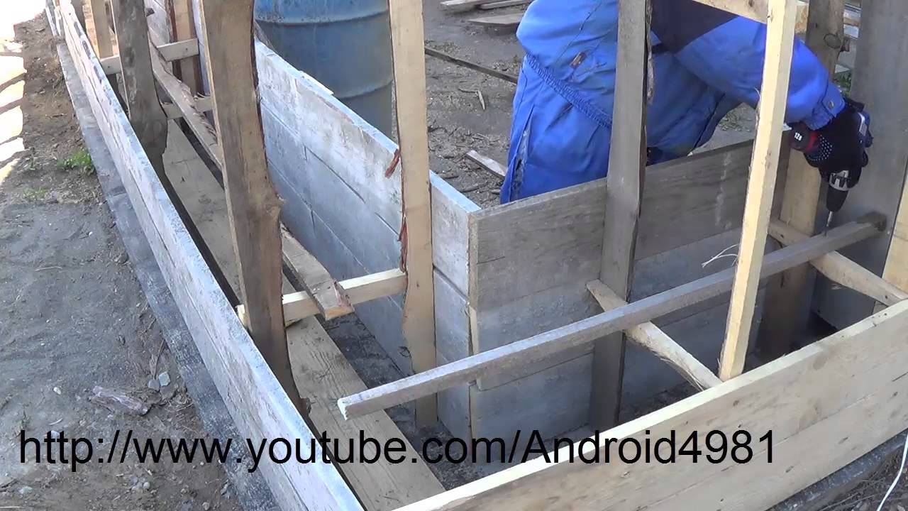 Строительство дома из опилкобетона своими руками и видео