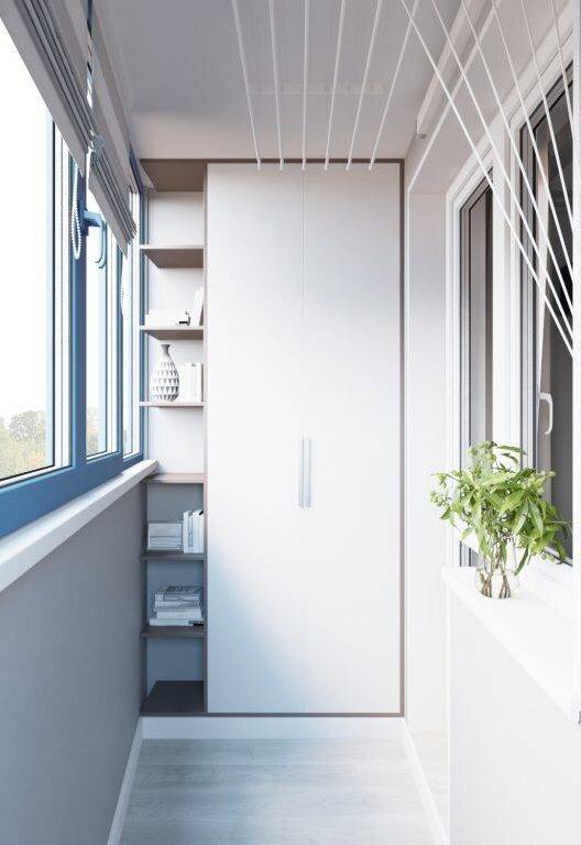 Дизайн балконов с панорамным остеклением: инновационные материалы, мебель и освещение. - 46 фото