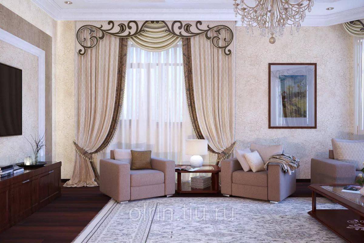 Шторы в гостиную в современном стиле - самые свежие и актуальные варианты штор для гостиной (165 фото)