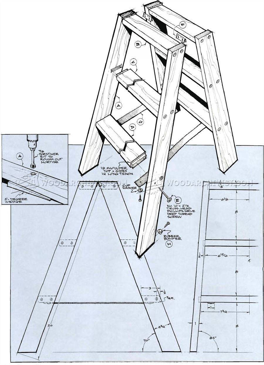 стул лестница своими руками чертежи и схемы