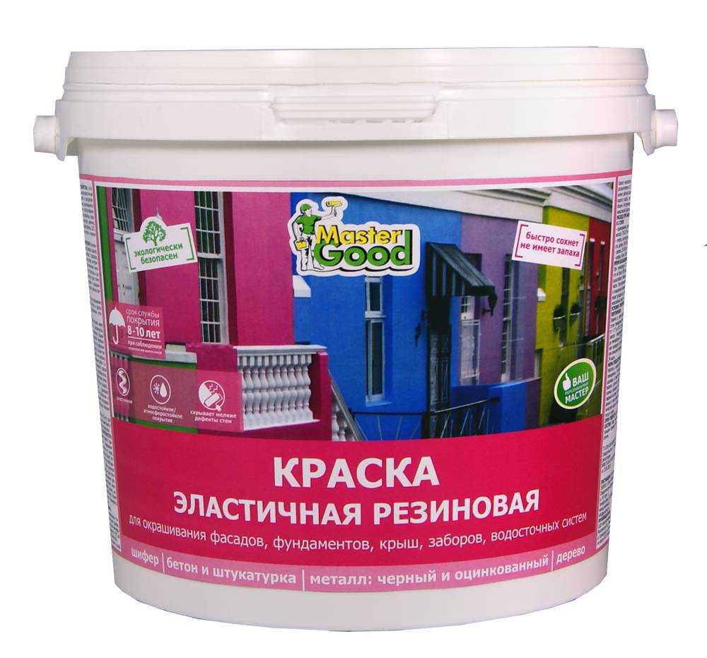 Что такое резиновая краска по бетону для наружных работ и чем она хороша