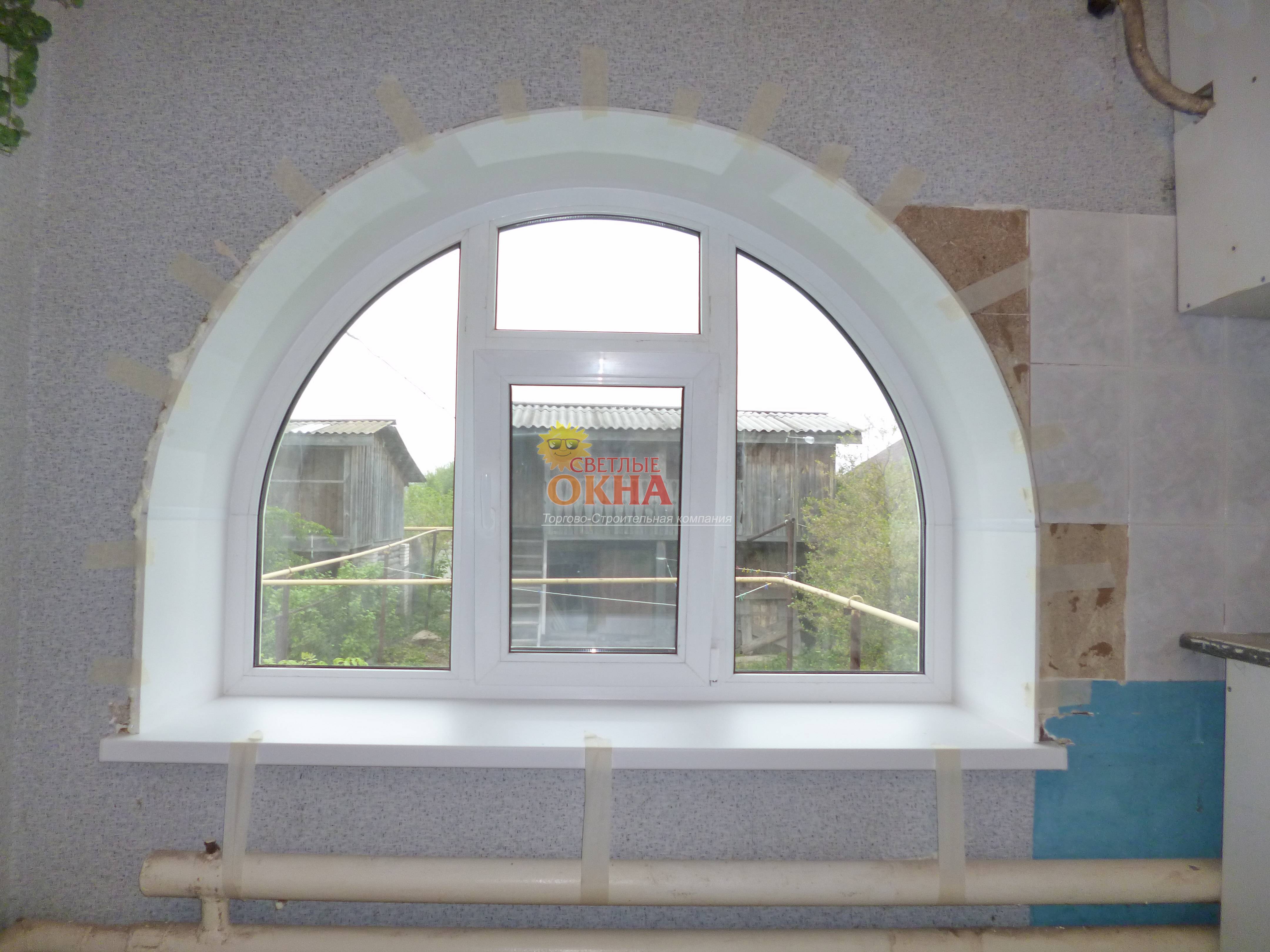 Шторы на арку в кухне — тонкости оформления арочного окна и дверного проема