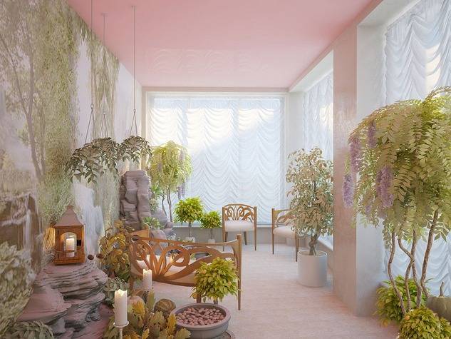 Дизайн зимнего сада в доме и квартире – стили оформления + фото