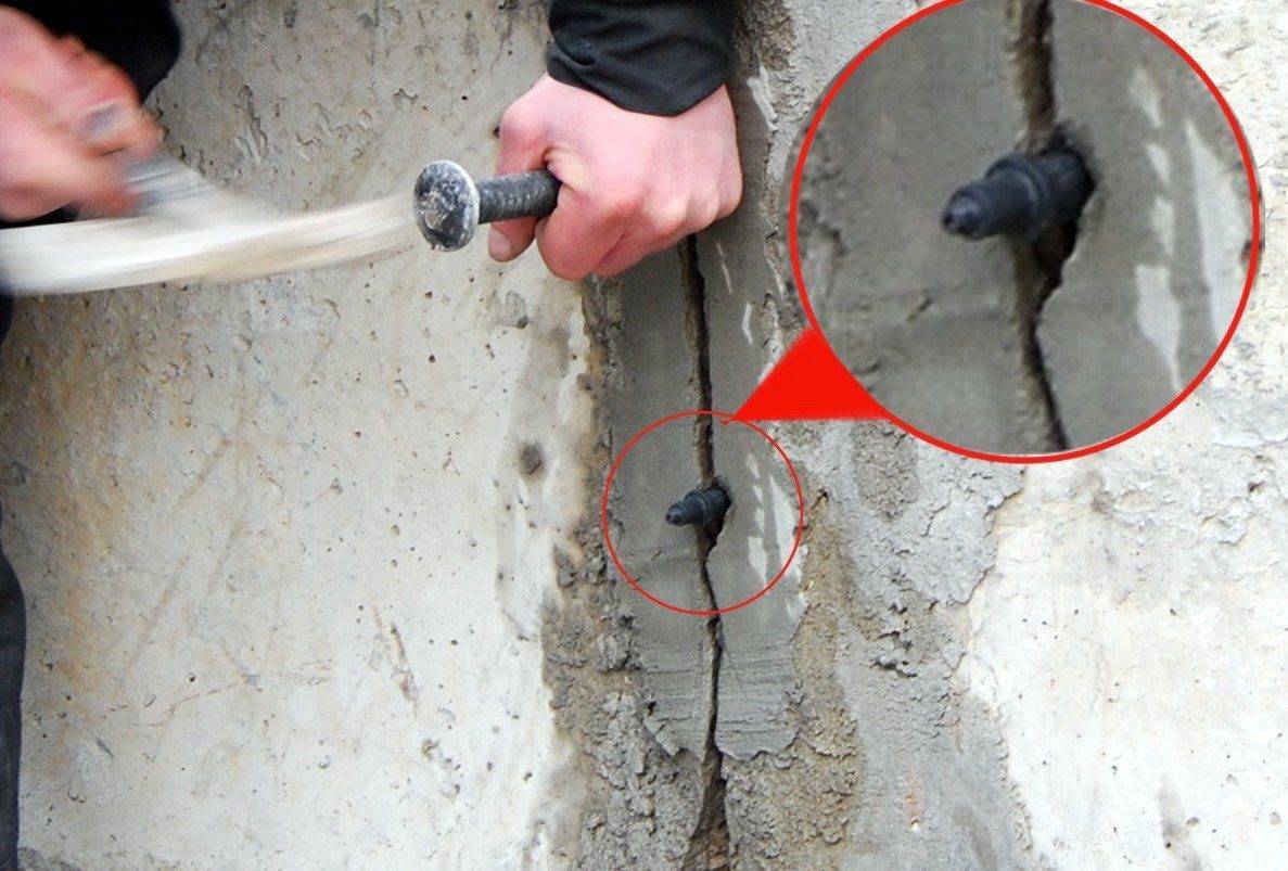 Чем заделать дыры в бетонной стене