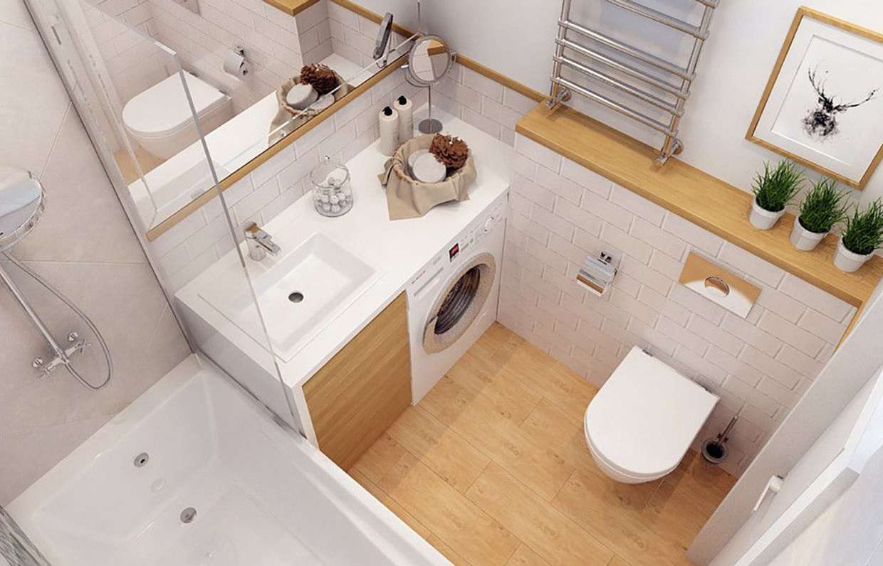 Ванная 3 кв. м. — дизайн маленькой ванной и особенности выбора стиля для маленькой ванной
