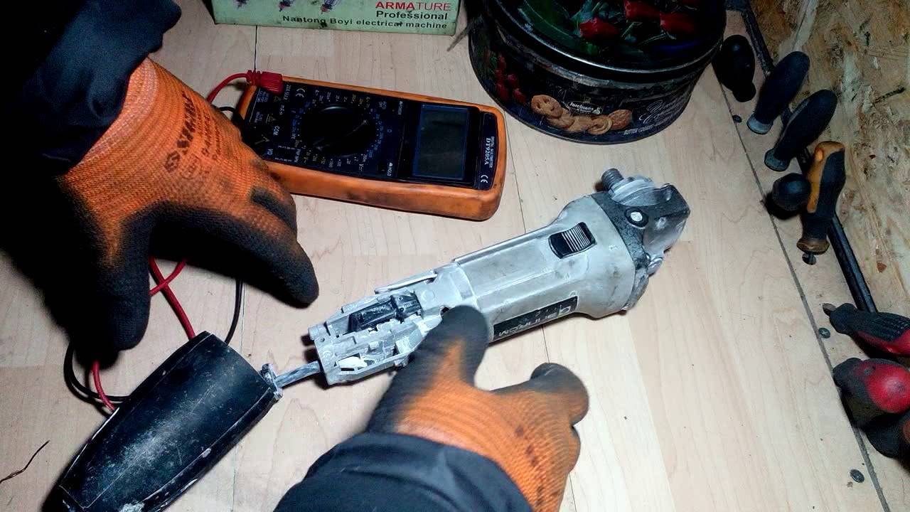 Упрощенный ремонт болгарки — меандр — занимательная электроника