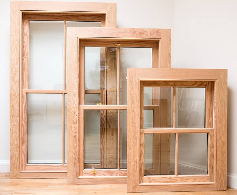 Деревянные окна со стеклопакетом: виды и устройство