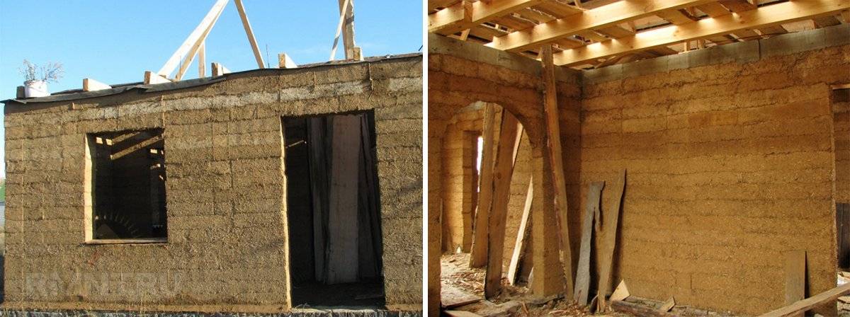 Саманный дом: технология строительства из глины, песка и соломы
