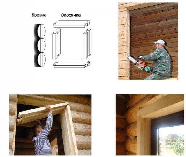 Обсада в деревянном доме своими руками: инструкция с чертежами и видео
