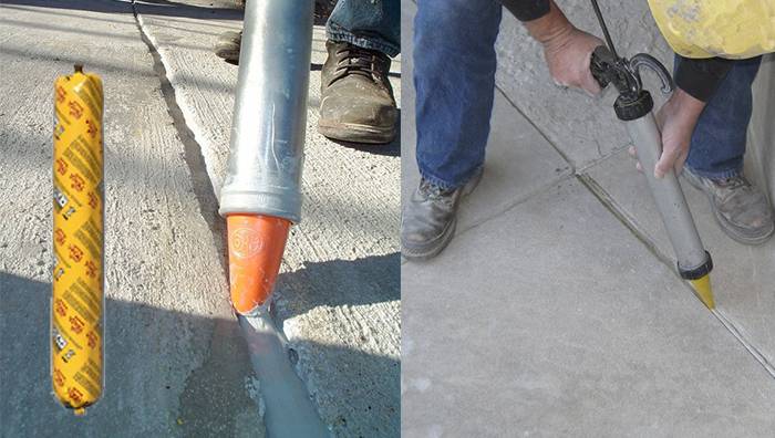Выбор герметика для швов в бетоне для наружных работ
