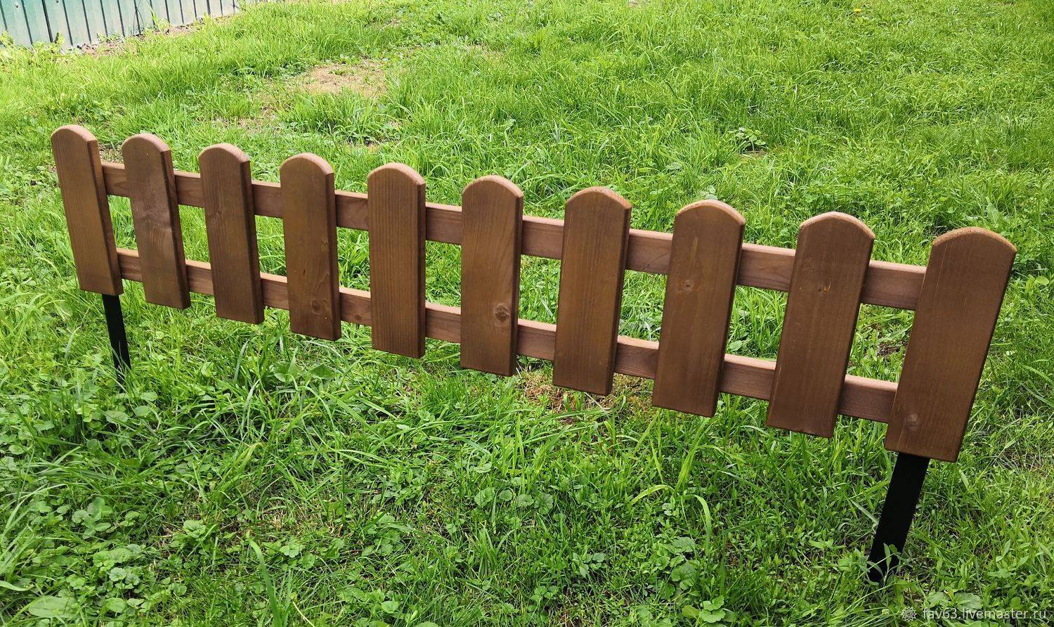 Декоративный забор для сада из дерева своими руками фото