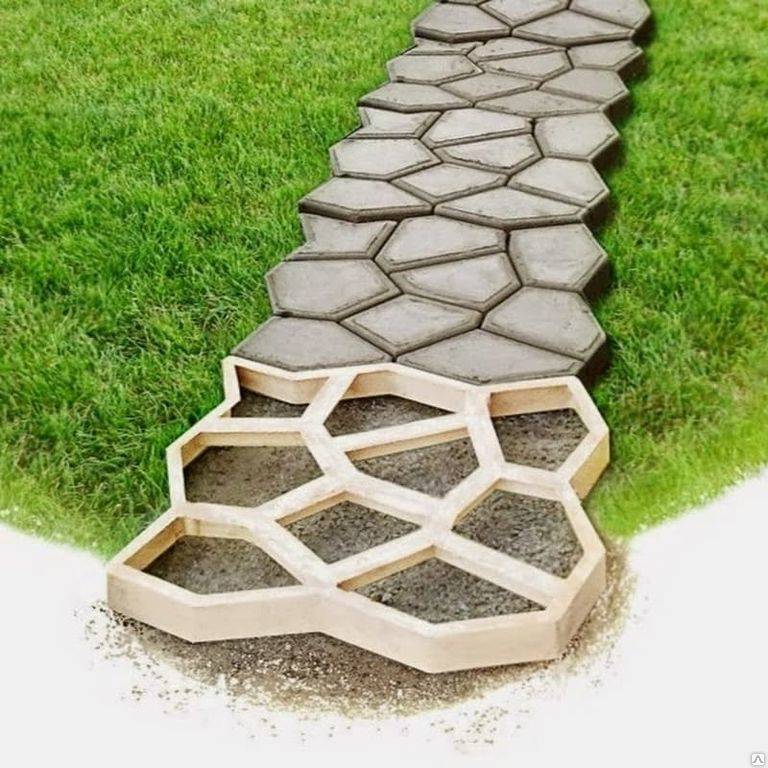 Садовая дорожка из бетона своими руками: плюсы и минусы