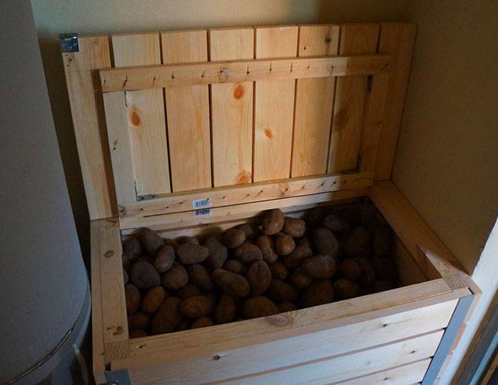 Ящик для хранения овощей на балконе – как сделать погребок с контролем микроклимата