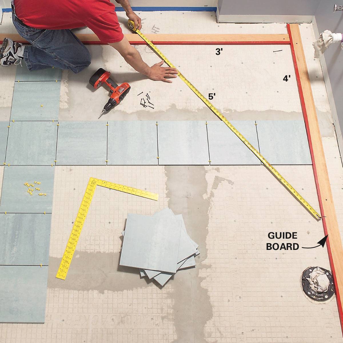 Как класть плитку на кухне на пол: пошаговый мастер-класс (фото) - все о строительстве