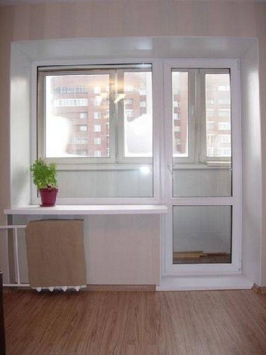 Французское окно вместо балконного блока - дизайн и ремонт от filippovdoor.ru