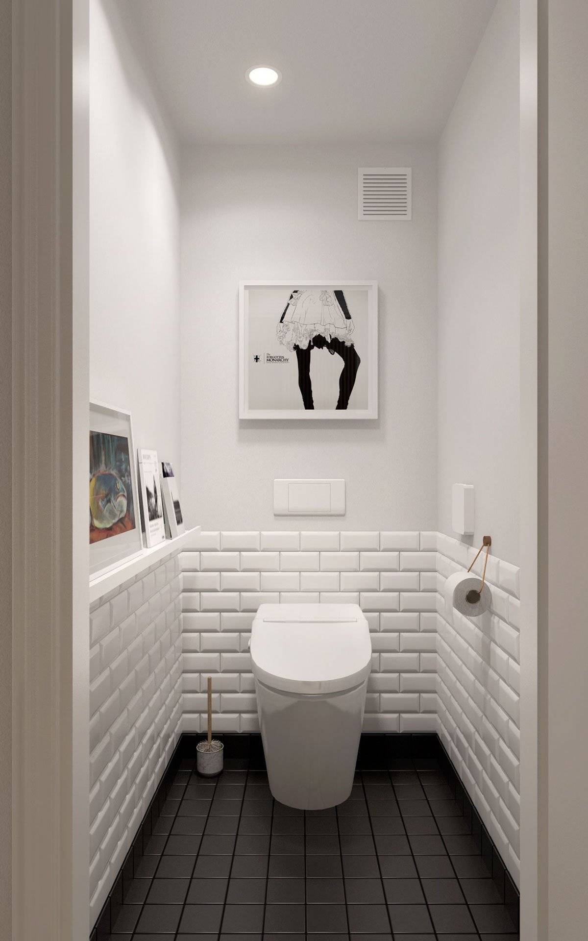 Интерьер туалета маленького размера – идеи отдельного туалета