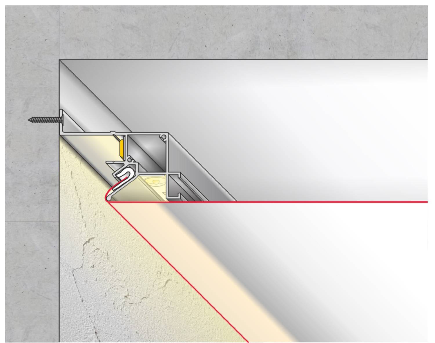 Как сделать потолок из гипсокартона с подсветкой: инструкция по монтажу, дизайн, видео и фото