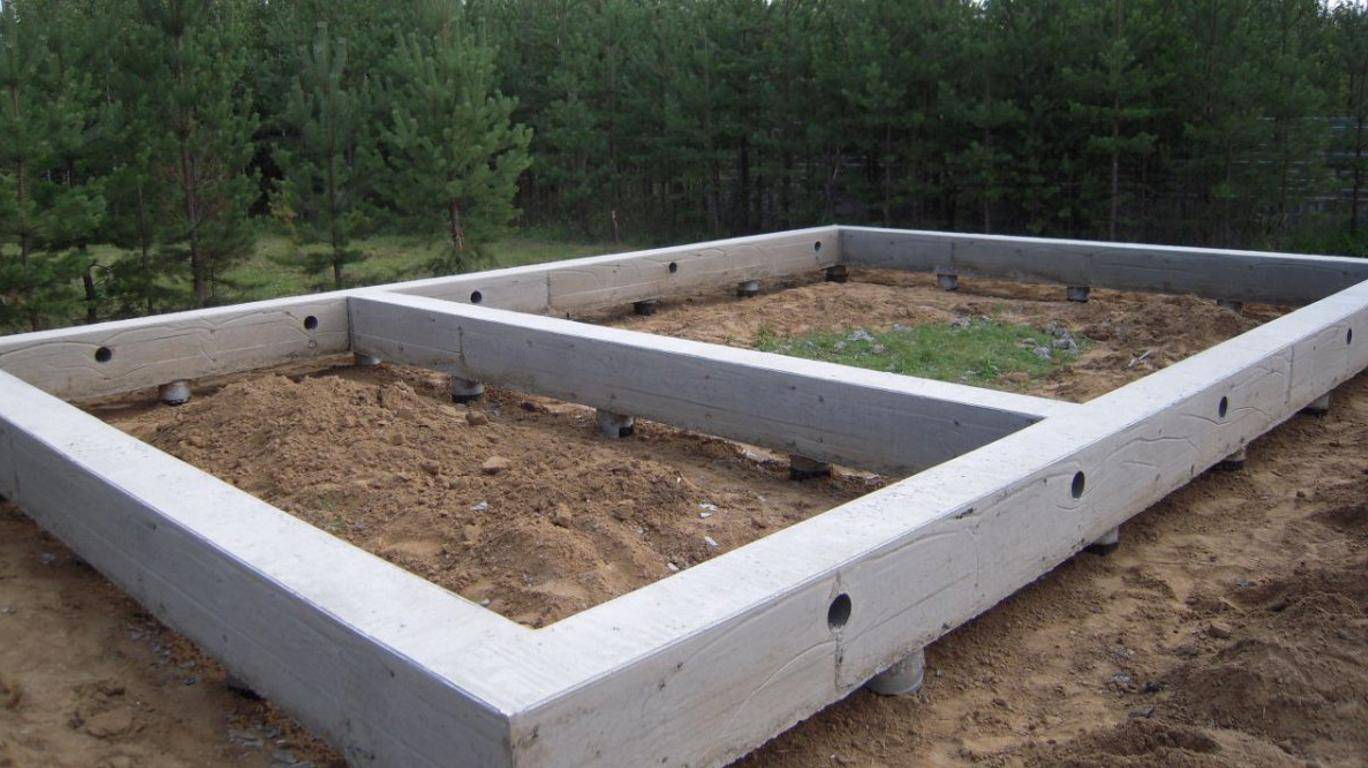 Как рассчитать бетон на фундамент дома размером 10 на 10 (6 на 6)